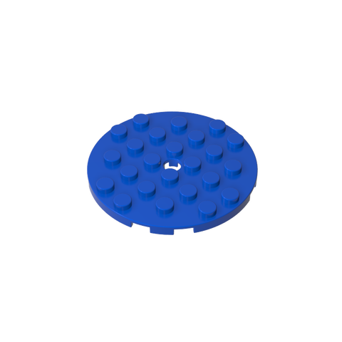 Gobricks,Plate Round 6 x 6 with Hole,11213
