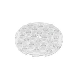 Gobricks,Plate Round 6 x 6 with Hole,11213