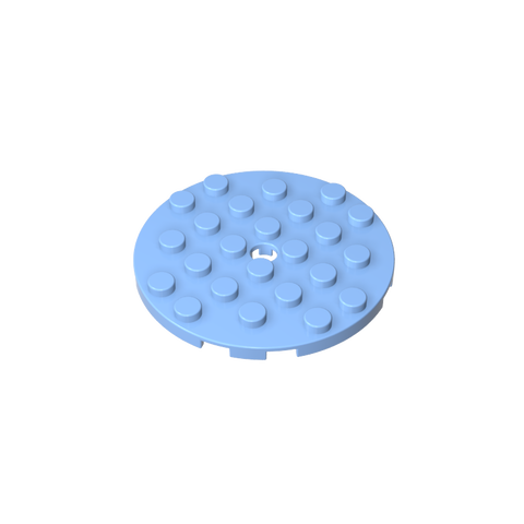 Gobricks,Plate Round 6 x 6 with Hole,11213