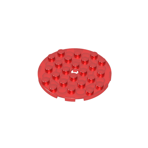 Gobricks,Plate Round 6 x 6 with Hole,11213
