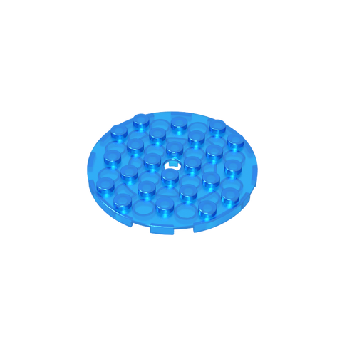 Gobricks,Plate Round 6 x 6 with Hole,11213