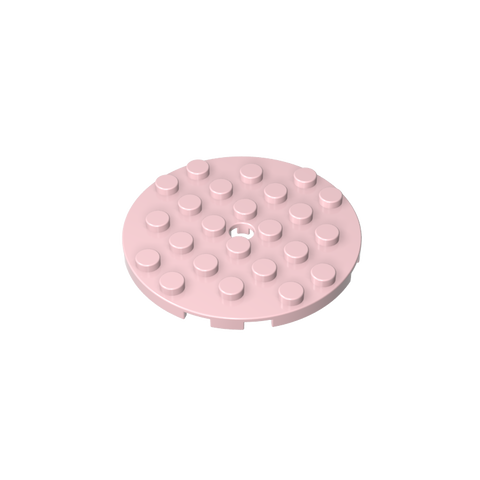 Gobricks,Plate Round 6 x 6 with Hole,11213