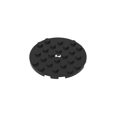 Gobricks,Plate Round 6 x 6 with Hole,11213
