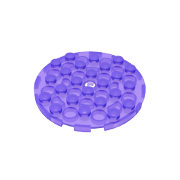 Gobricks,Plate Round 6 x 6 with Hole,11213