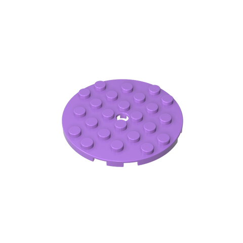 Gobricks,Plate Round 6 x 6 with Hole,11213