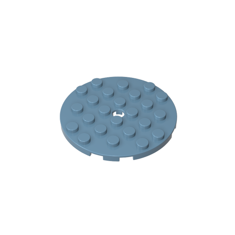 Gobricks,Plate Round 6 x 6 with Hole,11213