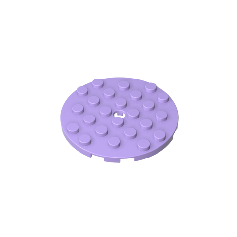 Gobricks,Plate Round 6 x 6 with Hole,11213