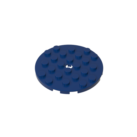 Gobricks,Plate Round 6 x 6 with Hole,11213