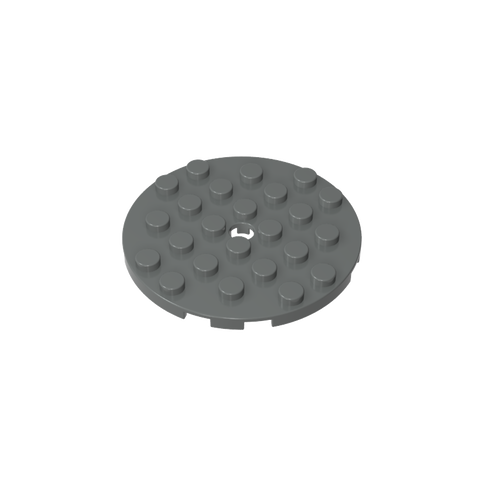 Gobricks,Plate Round 6 x 6 with Hole,11213