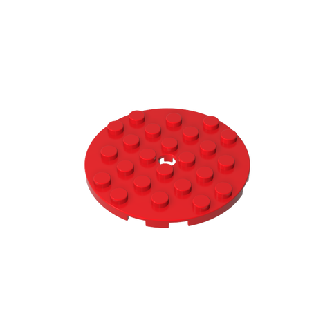 Gobricks,Plate Round 6 x 6 with Hole,11213