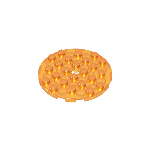 Gobricks,Plate Round 6 x 6 with Hole,11213