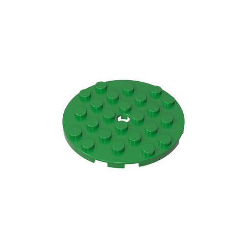Gobricks,Plate Round 6 x 6 with Hole,11213
