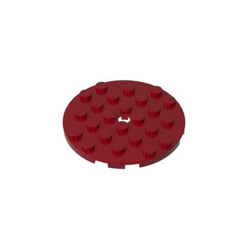 Gobricks,Plate Round 6 x 6 with Hole,11213
