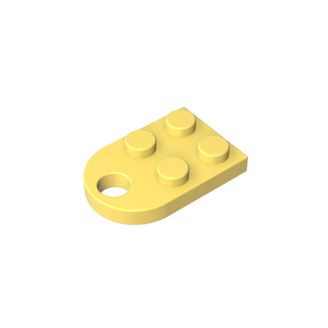 Gobricks,Plate Special 3 x 2 with Hole,3176