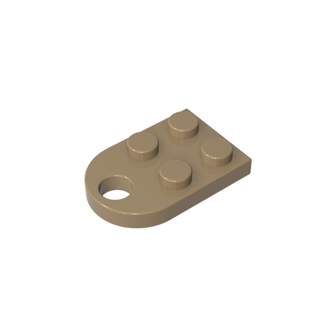 Gobricks,Plate Special 3 x 2 with Hole,3176