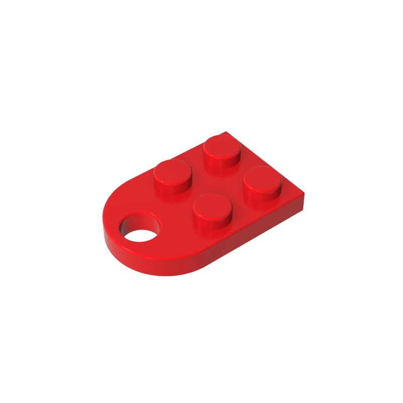 Gobricks,Plate Special 3 x 2 with Hole,3176