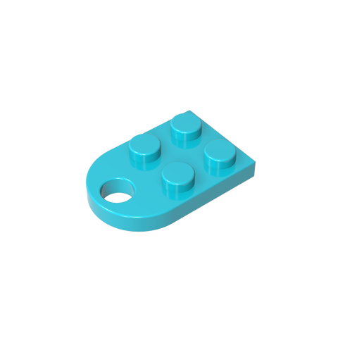 Gobricks,Plate Special 3 x 2 with Hole,3176