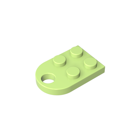 Gobricks,Plate Special 3 x 2 with Hole,3176