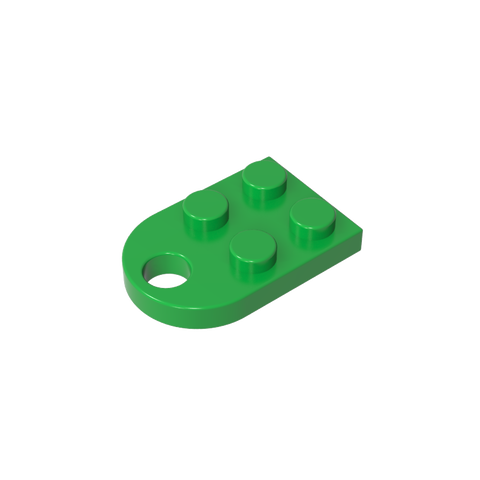 Gobricks,Plate Special 3 x 2 with Hole,3176