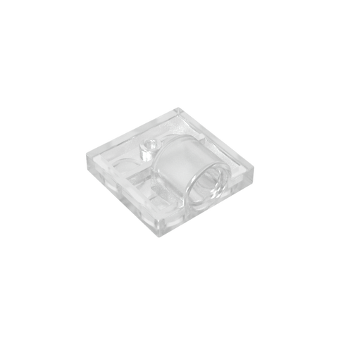 Gobricks,Plate Special 2 x 2 with 1 Pin Hole [Complete Underside Rib],10247,2444