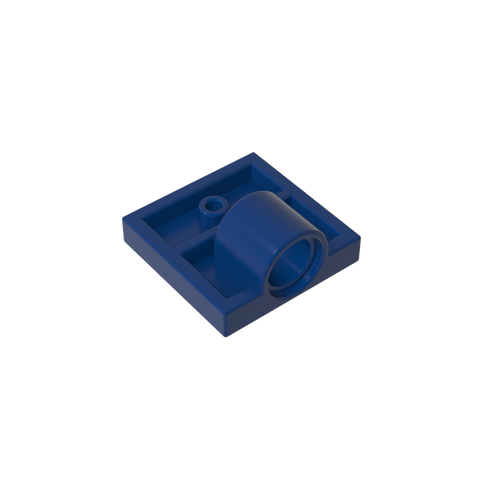 Gobricks,Plate Special 2 x 2 with 1 Pin Hole [Complete Underside Rib],10247,2444