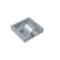 Plate Special 2 x 2 with 1 Pin Hole [Complete Underside Rib] ,10247