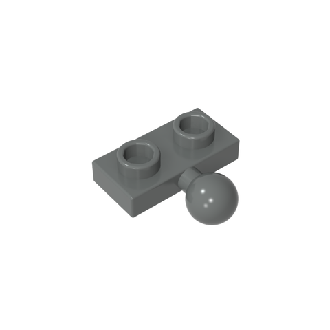 Gobricks,Plate Special 1 x 2 with 5.9mm Centre Side Towball,14417