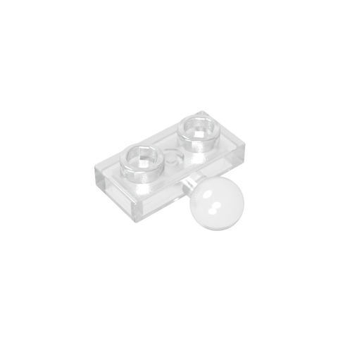Gobricks,Plate Special 1 x 2 with 5.9mm Centre Side Towball,14417