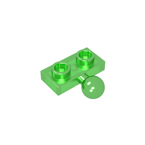 Gobricks,Plate Special 1 x 2 with 5.9mm Centre Side Towball,14417
