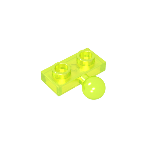 Gobricks,Plate Special 1 x 2 with 5.9mm Centre Side Towball,14417