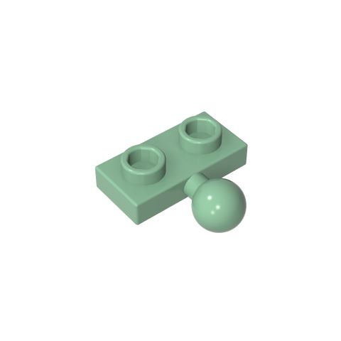 Gobricks,Plate Special 1 x 2 with 5.9mm Centre Side Towball,14417