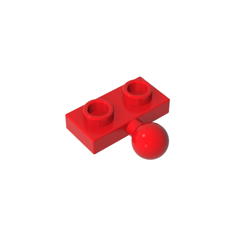 Gobricks,Plate Special 1 x 2 with 5.9mm Centre Side Towball,14417