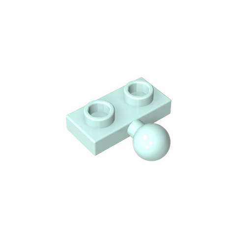 Gobricks,Plate Special 1 x 2 with 5.9mm Centre Side Towball,14417