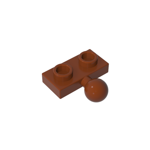 Gobricks,Plate Special 1 x 2 with 5.9mm Centre Side Towball,14417