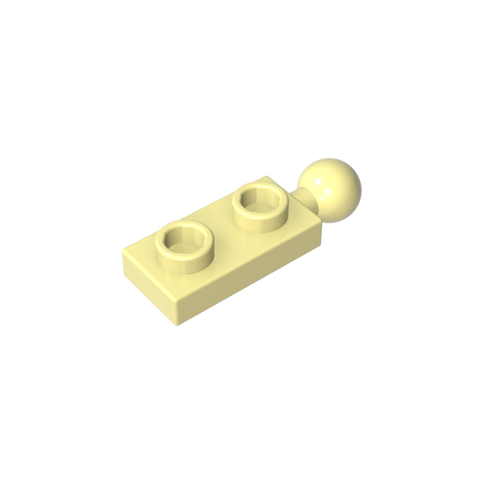 Gobricks,Plate Special 1 x 2 with End Towball,22890
