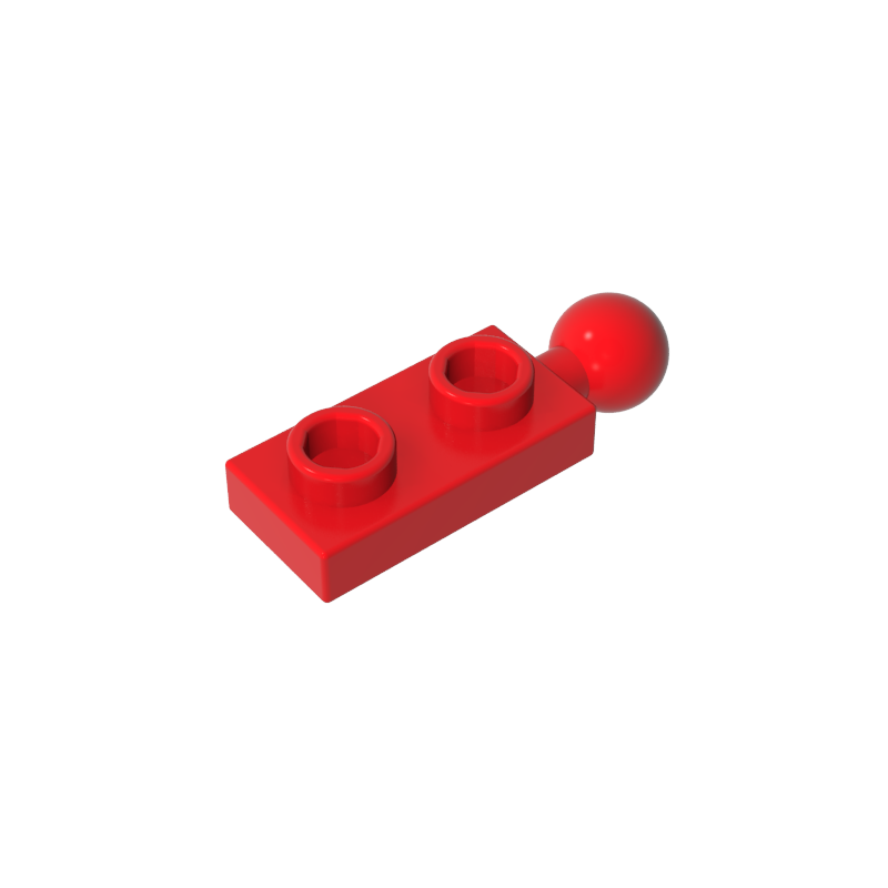 Gobricks,Plate Special 1 x 2 with End Towball,22890