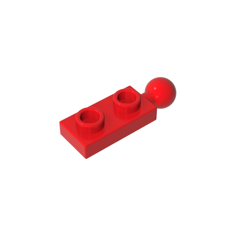 Gobricks,Plate Special 1 x 2 with End Towball,22890
