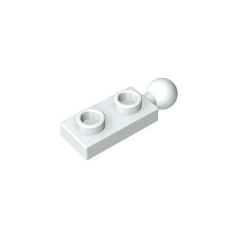 Gobricks,Plate Special 1 x 2 with End Towball,22890