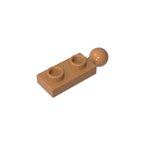 Gobricks,Plate Special 1 x 2 with End Towball,22890