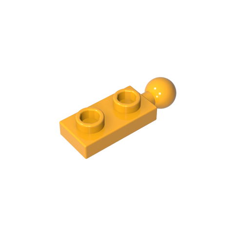 Gobricks,Plate Special 1 x 2 with End Towball,22890