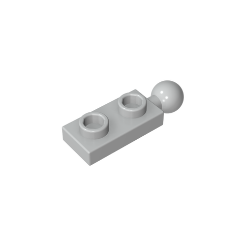 Gobricks,Plate Special 1 x 2 with End Towball,22890