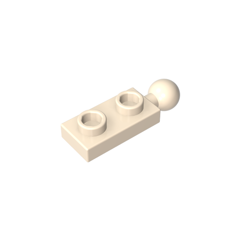 Gobricks,Plate Special 1 x 2 with End Towball,22890