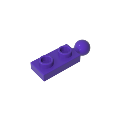 Gobricks,Plate Special 1 x 2 with End Towball,22890