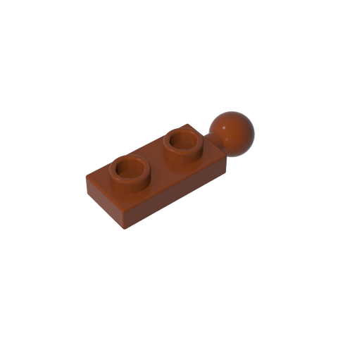 Gobricks,Plate Special 1 x 2 with End Towball,22890
