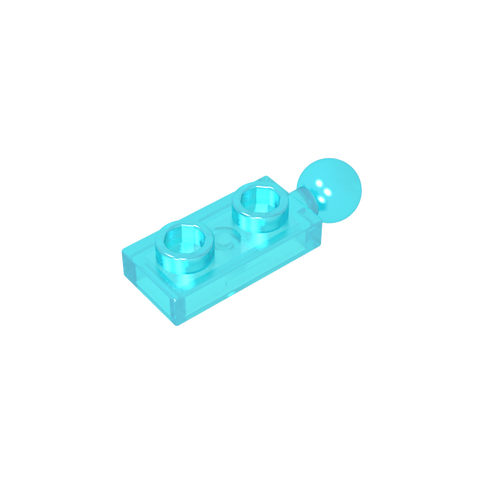 Gobricks,Plate Special 1 x 2 with End Towball,22890