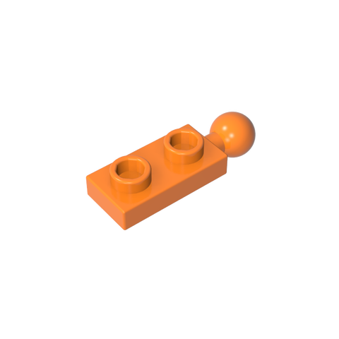 Gobricks,Plate Special 1 x 2 with End Towball,22890