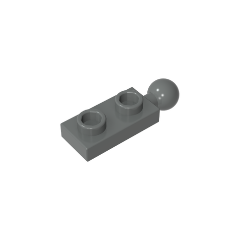 Gobricks,Plate Special 1 x 2 with End Towball,22890