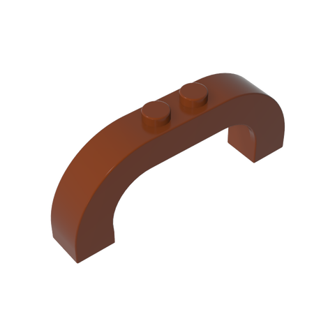 Gobricks,Brick Arch 1 x 6 x 2 Curved Top,6183,24434