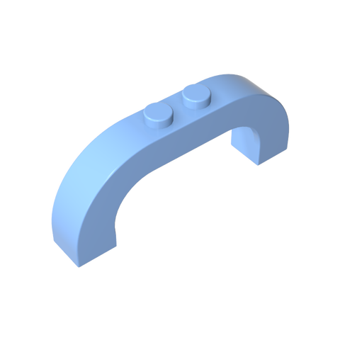 Gobricks,Brick Arch 1 x 6 x 2 Curved Top,6183,24434