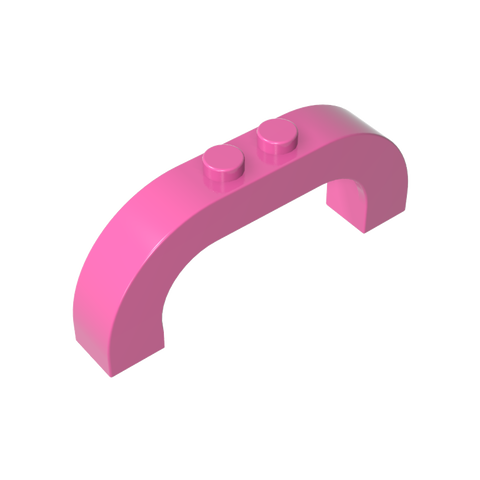 Gobricks,Brick Arch 1 x 6 x 2 Curved Top,6183,24434